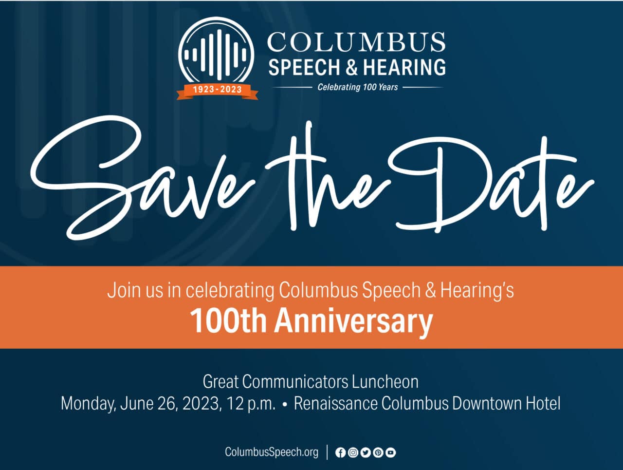 Save the date for the great communicators luncheon