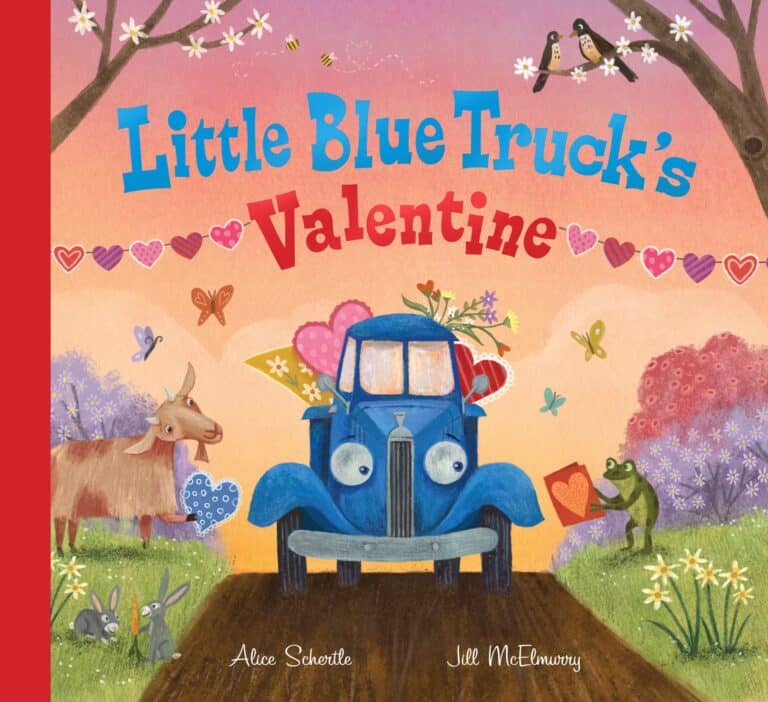 The book Little Blue Truck's Valentine, by  Alice Schertle,